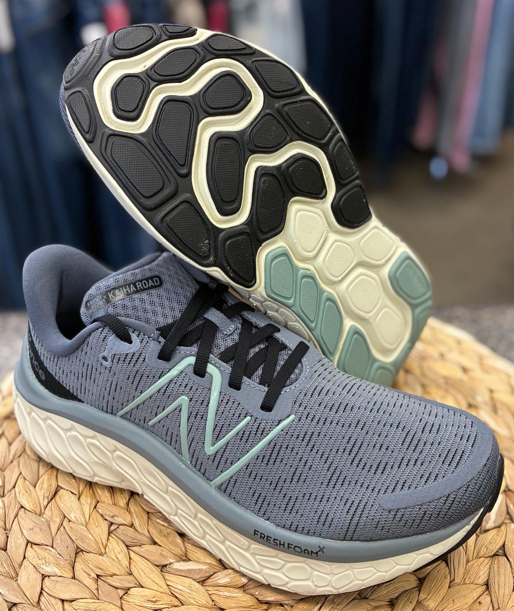New  Without Tag NEW BALANCE Dusty blue Off-white Size 9.5 Designer Sneaker