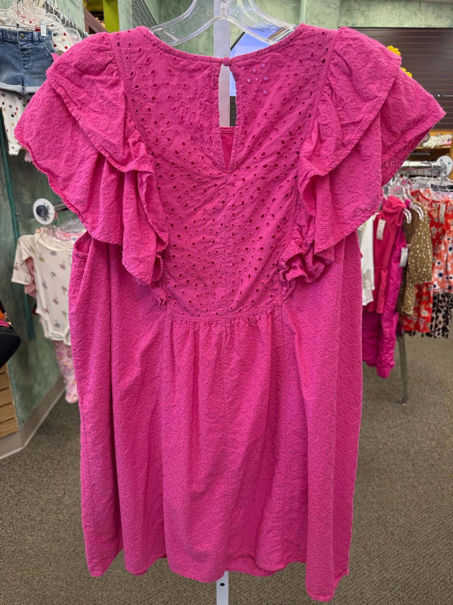 Pre-owned No Brand Pink Size 16 Short Sleeve Dress