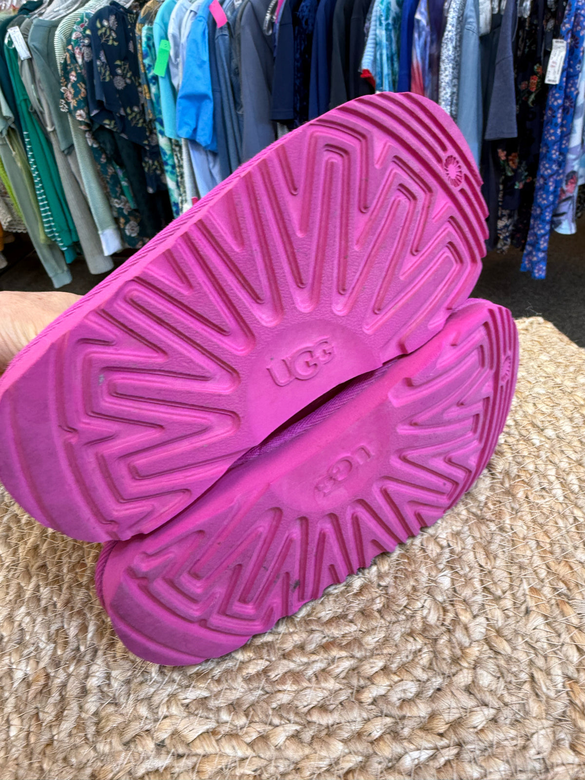 Pre-owned UGG Hot pink Shoe Size 12 Girls Boot