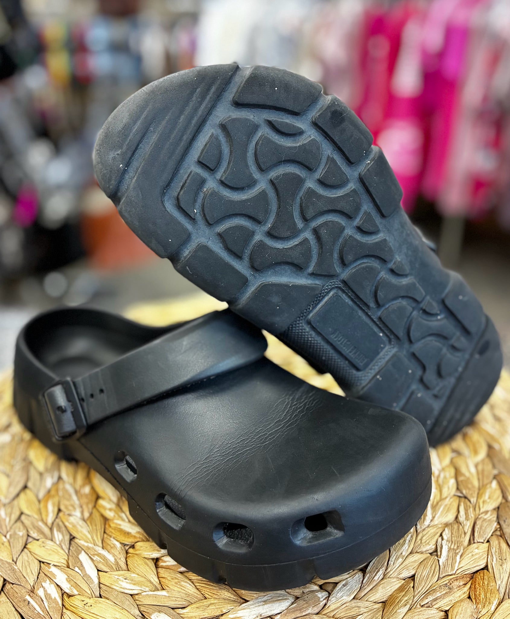 Pre-owned BIRKENSTOCK Black Size 7 Shoe