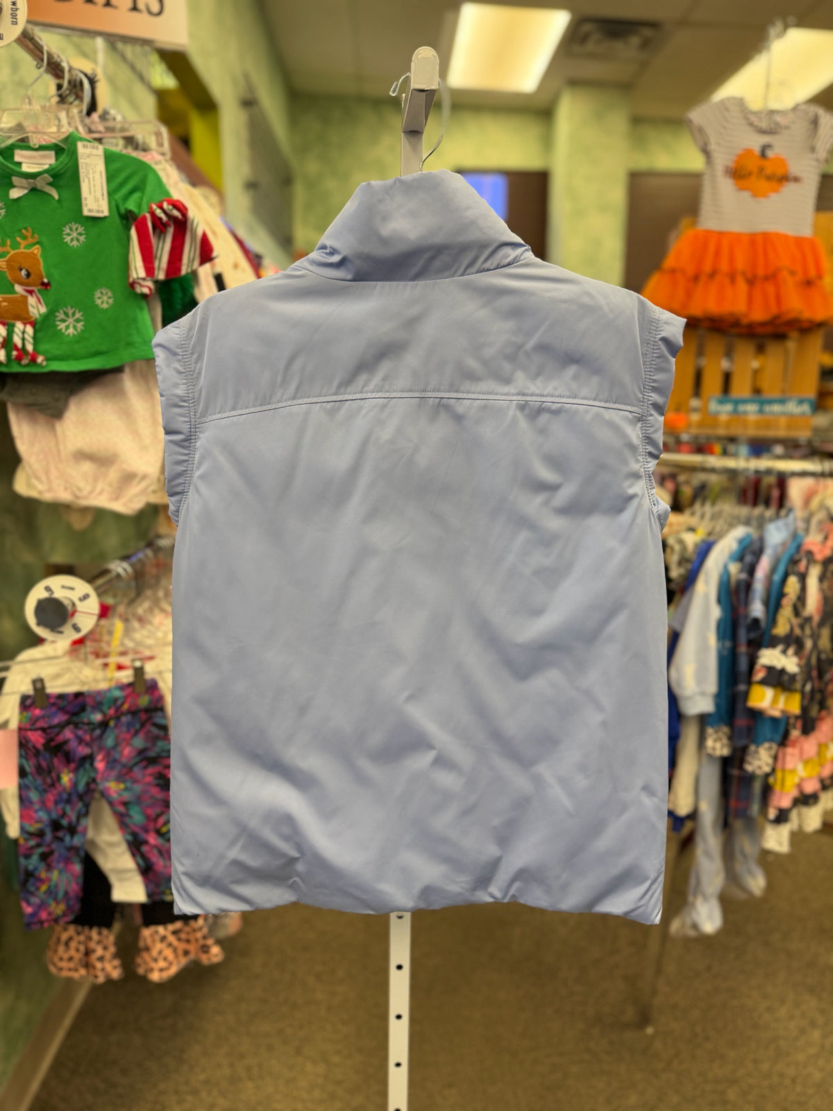 Pre-owned ATHLETA Light blue Size 12 Girls Vest