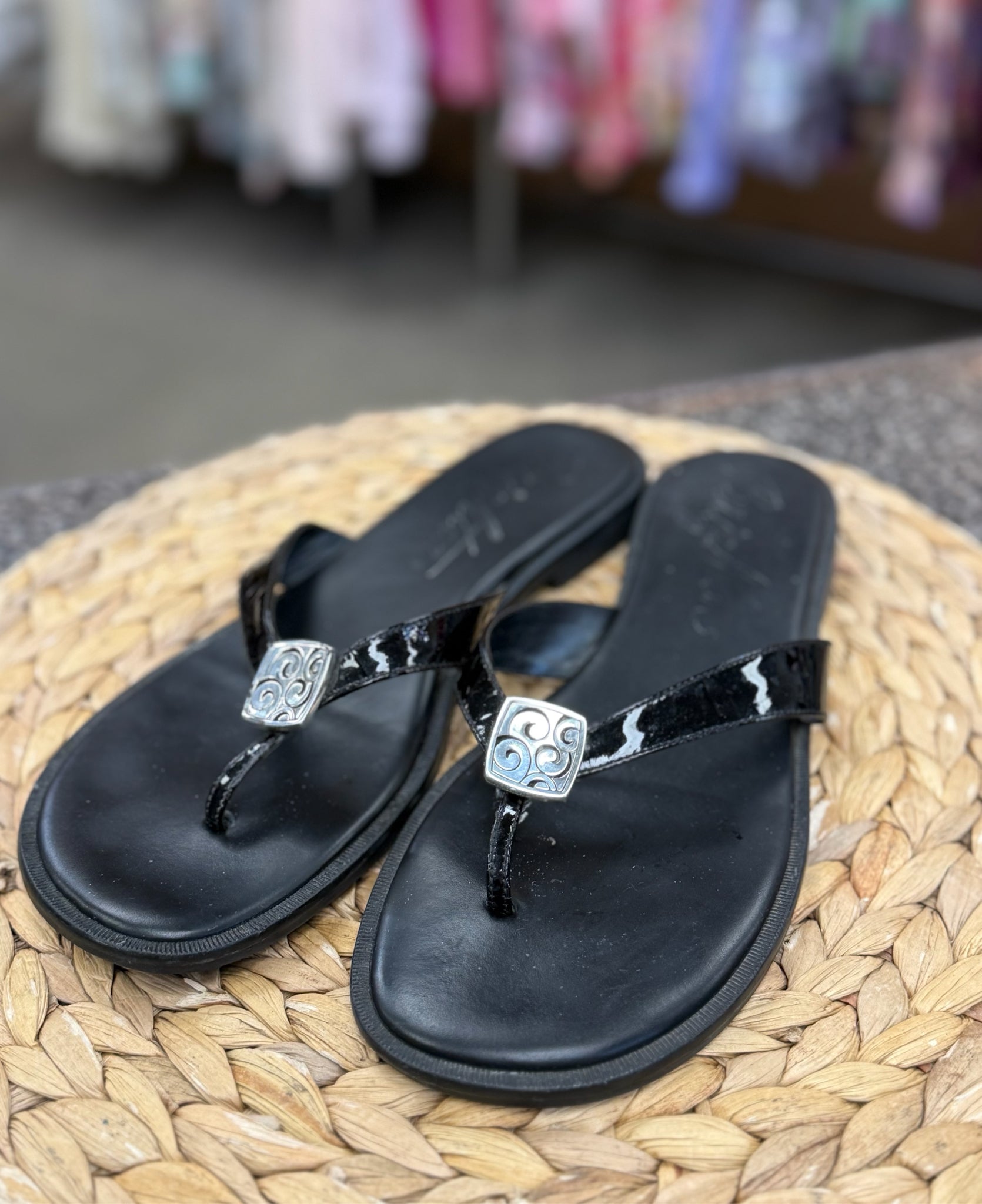 Pre-owned BRIGHTON Black Size 9 Sandal