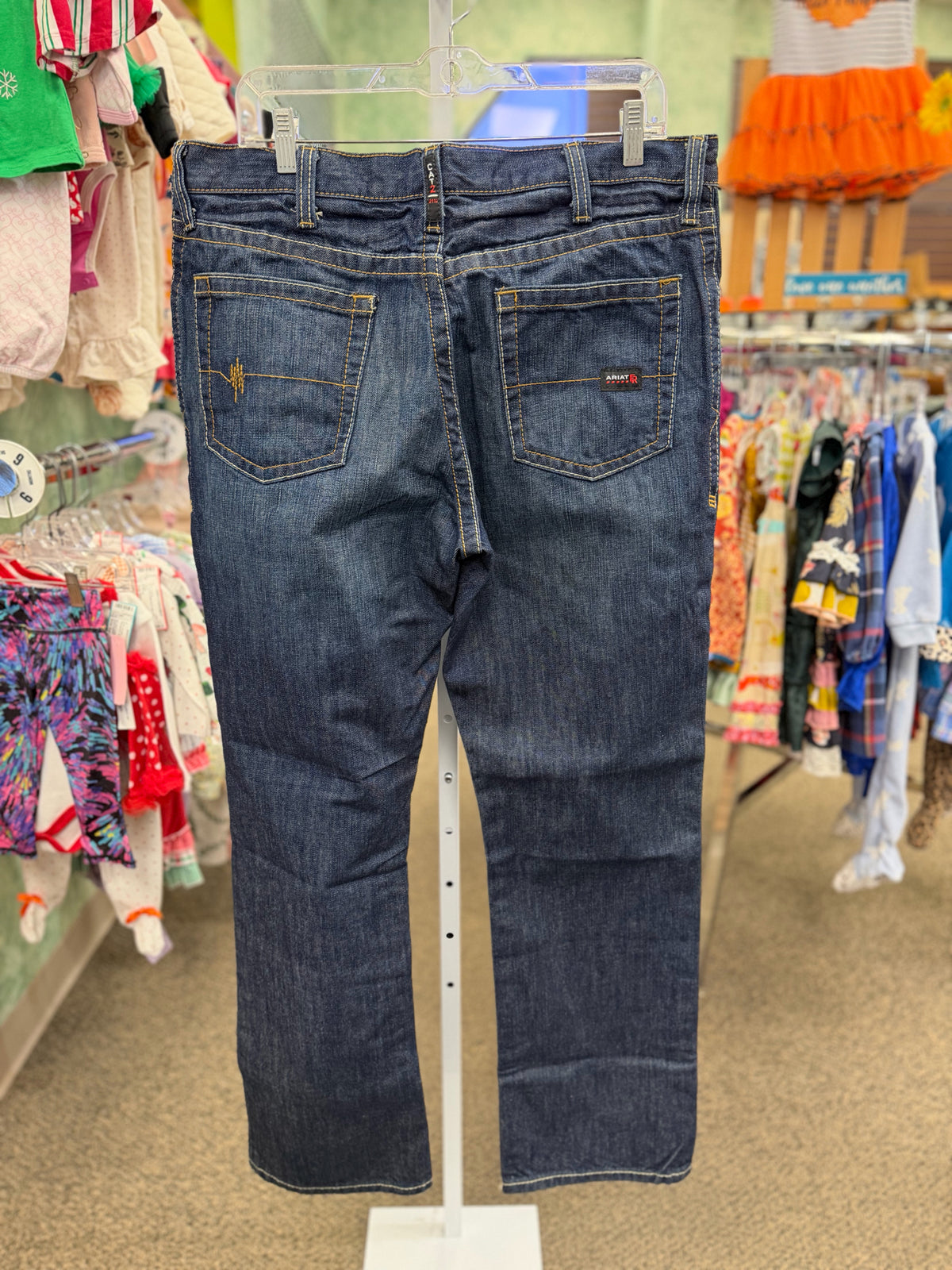 Pre-owned ARIAT Dark Denim Mens Size 36 34 MENS Jean