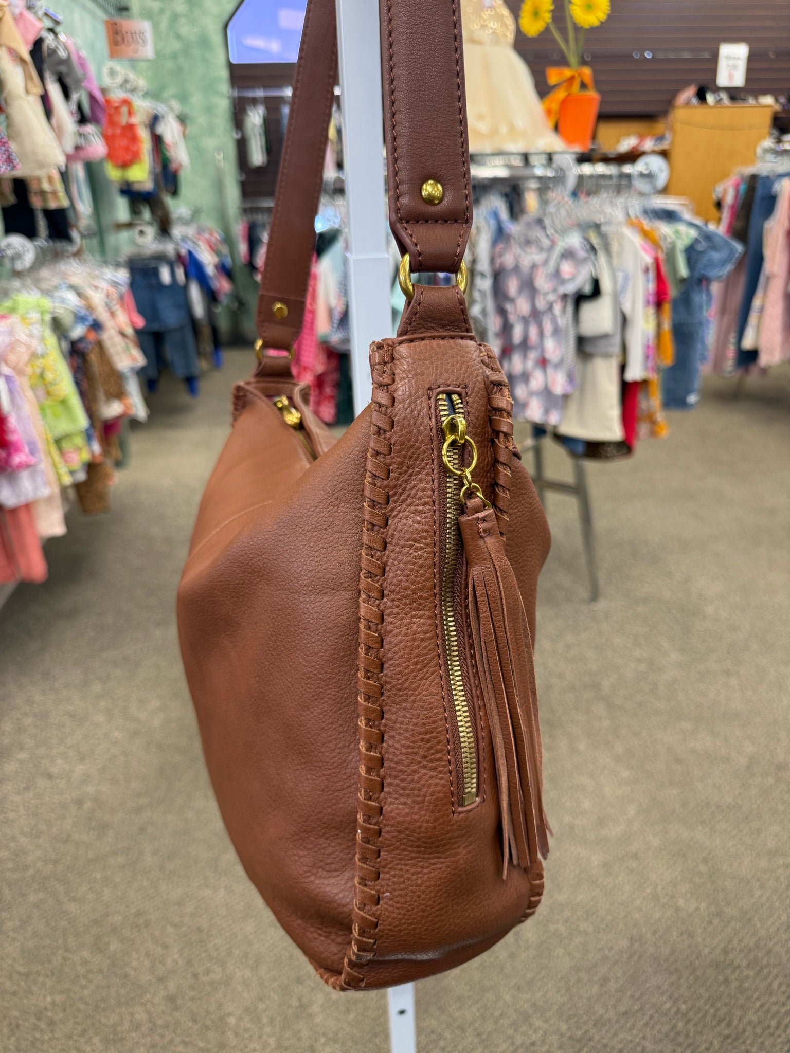 Pre-owned HOBO Brown Shoulder Designer Purse