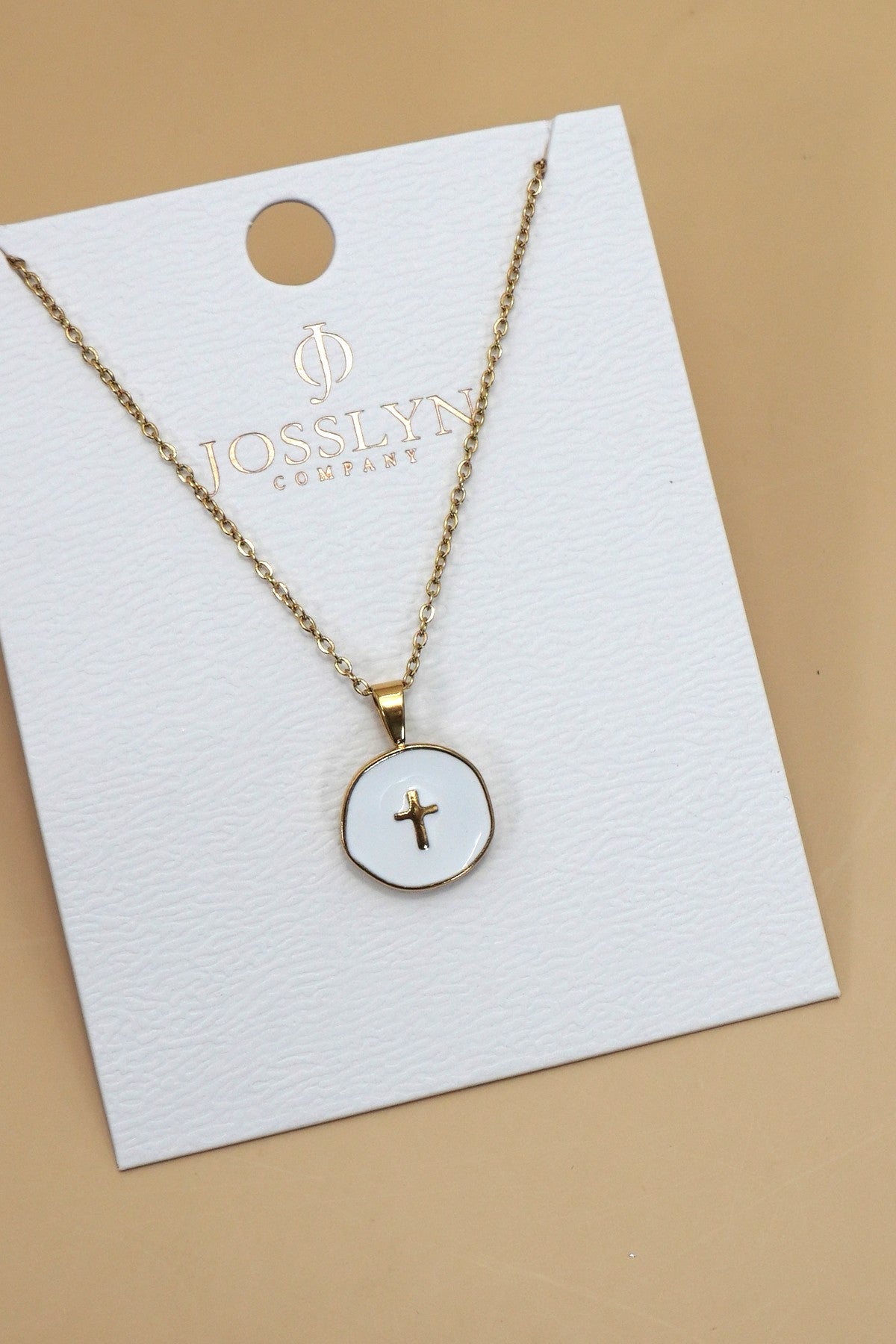 New Josslyn Gold White Necklace