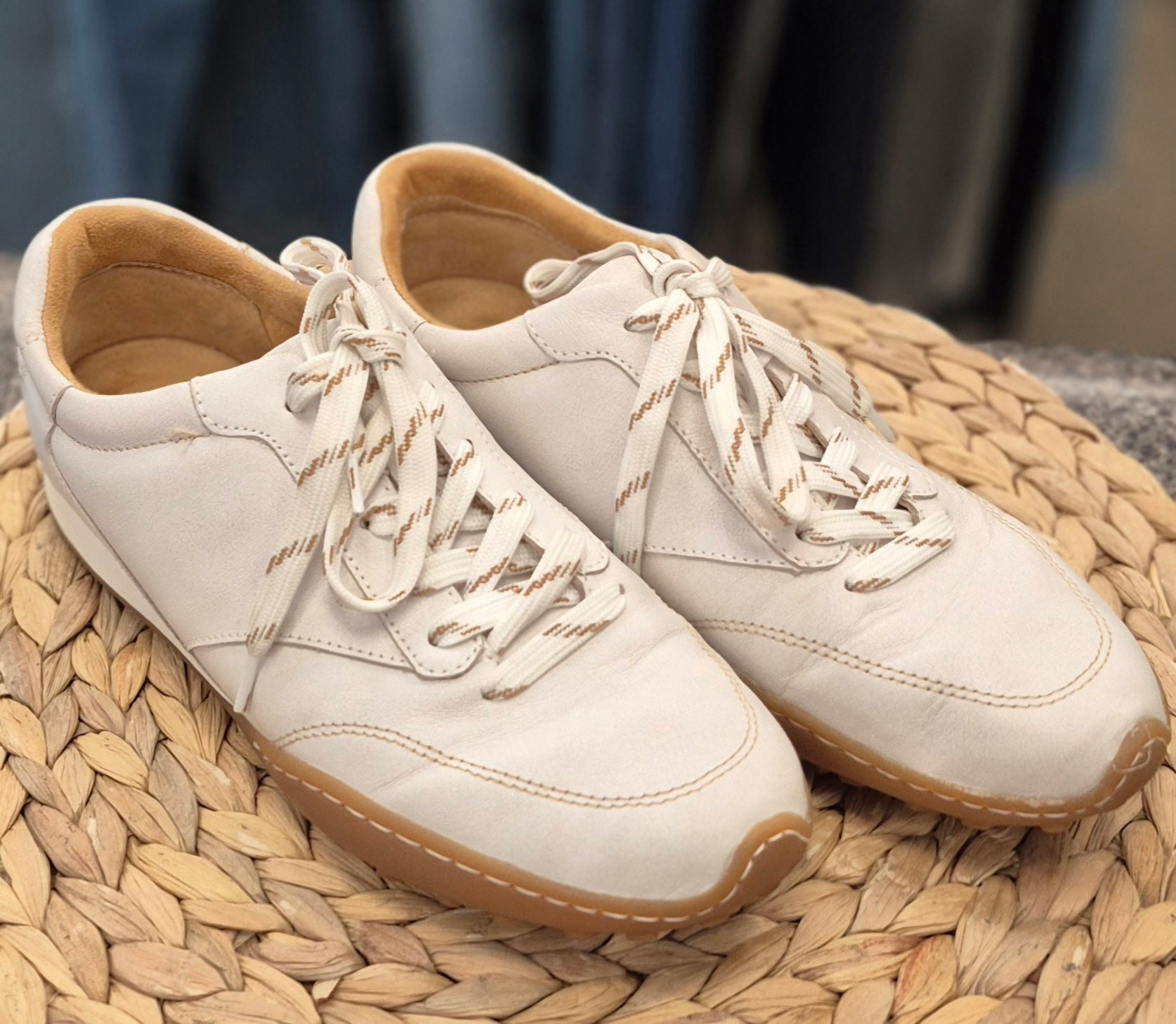 New  Without Tag BORN White Size 8 Designer Sneaker