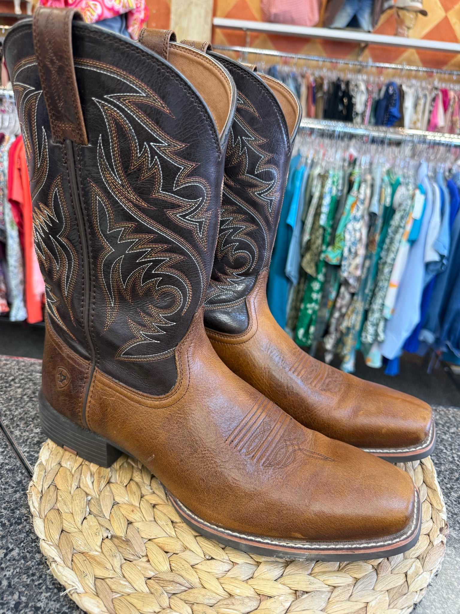 Pre-owned ARIAT Brown SHOE SIZE 13 Mens Designer Boot