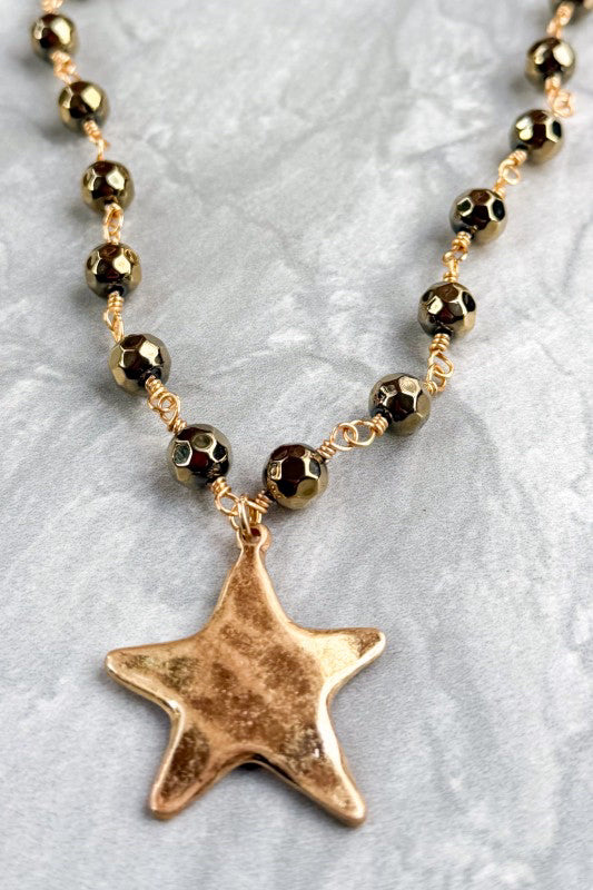 New with Tag DYLAN Gold Olive Necklace