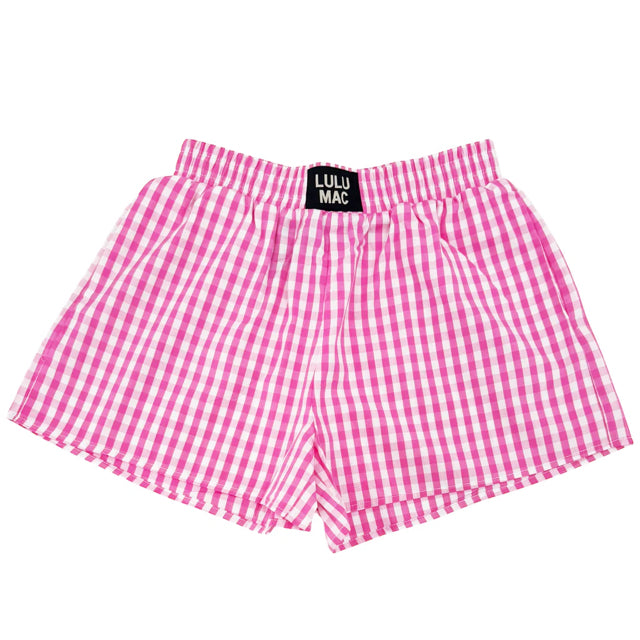 New LULU MAC Pink White Size Small Shorts
