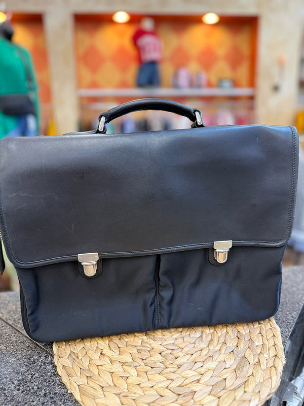 Pre-owned COACH Black COMPUTER BAG Designer Purse