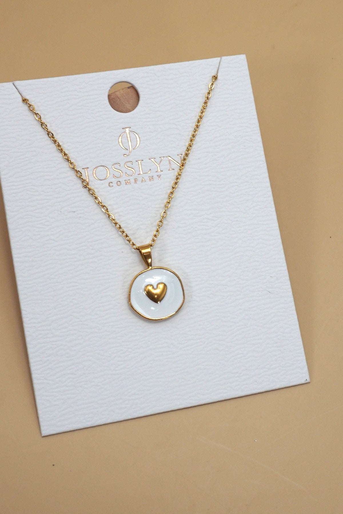 New Josslyn Gold White Necklace
