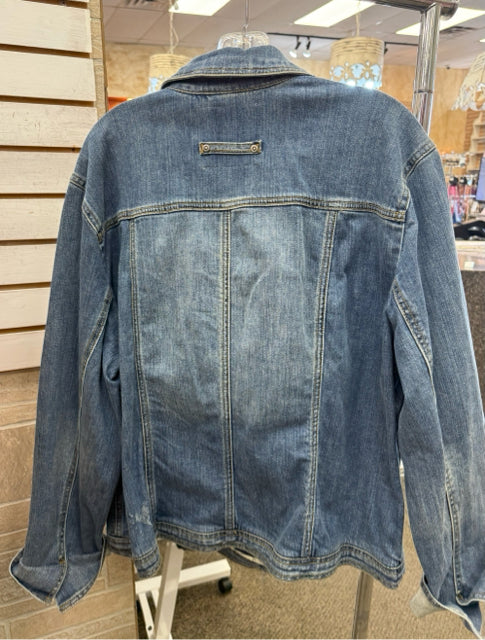 Pre-owned BRIGHTON Light blue Size: XL Long Sleeve Designer Jacket