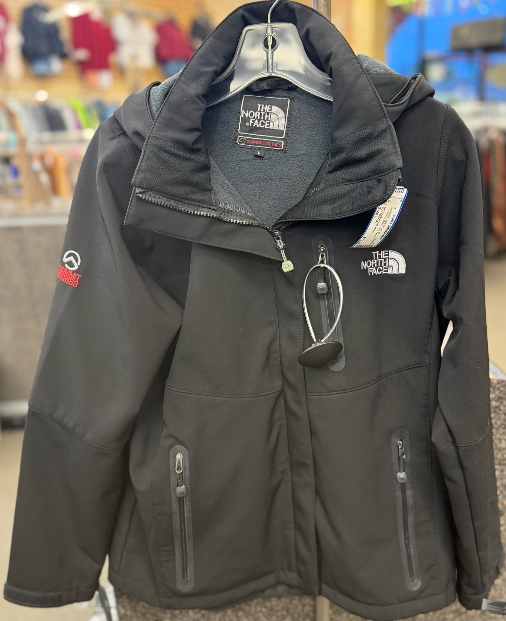 Pre-owned NORTH FACE Black Size: L Long Sleeve Designer Light Wt Jacket