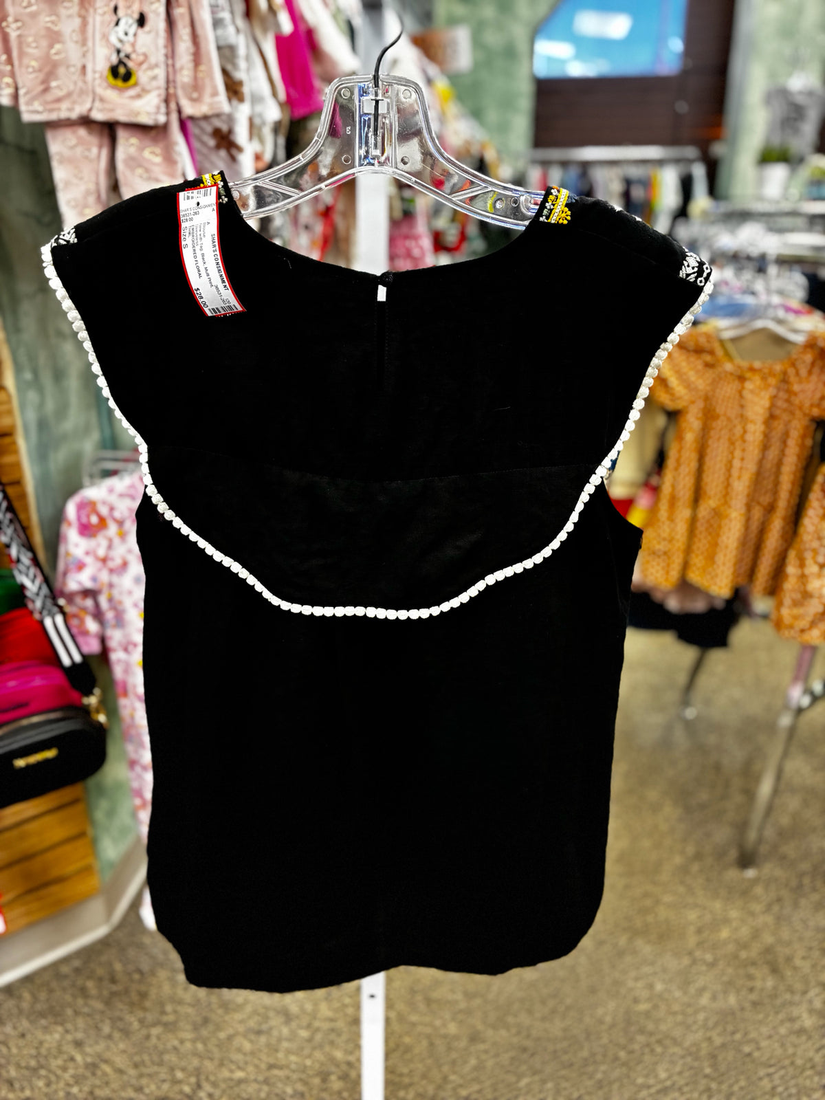New with Tag THML Black Multi Print Size: S Sleeveless Blouse
