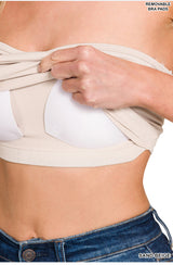 New Zenana White Size S/M Bra