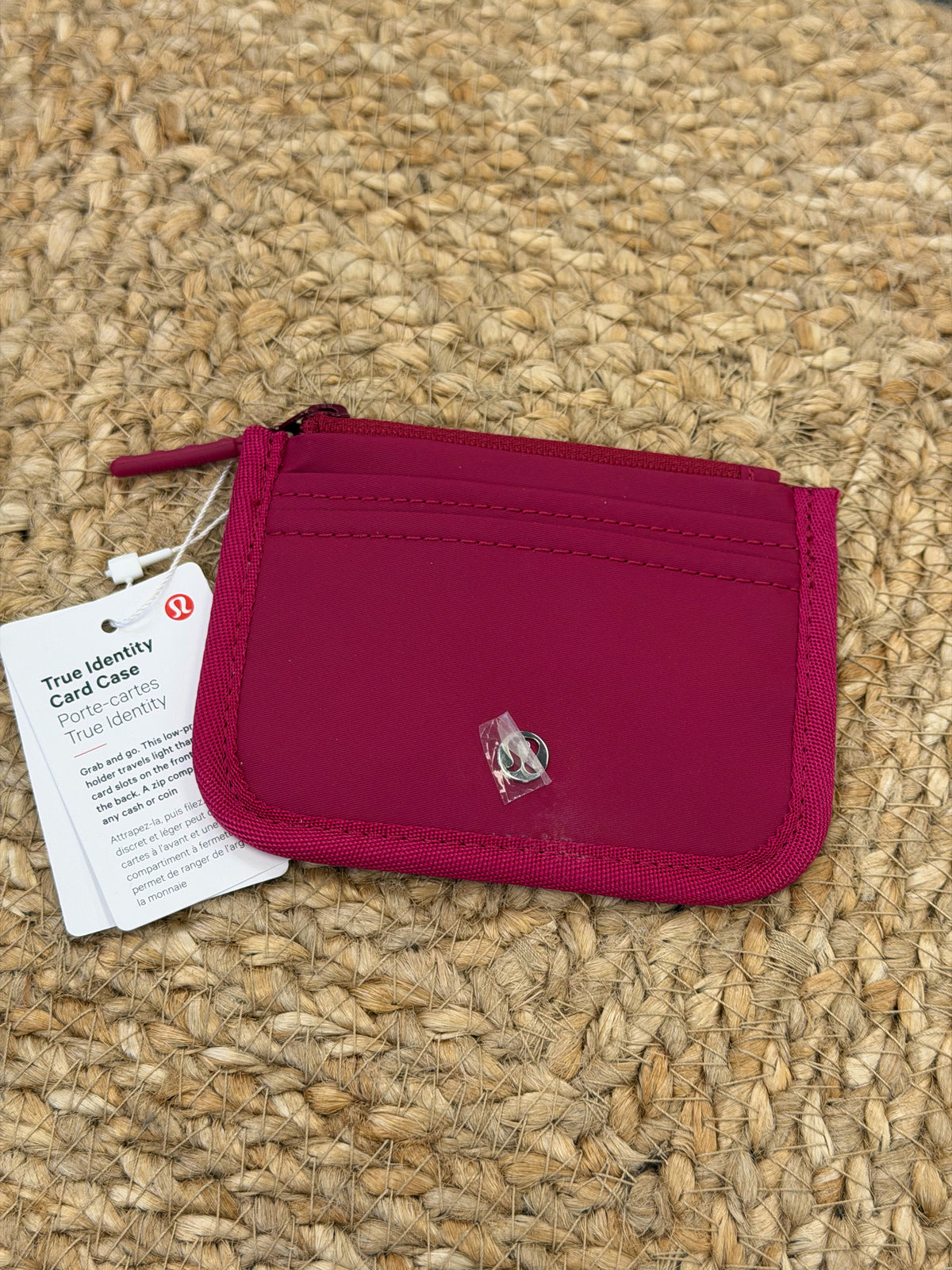New with Tag Lululemon Hot pink Credit Card Holder