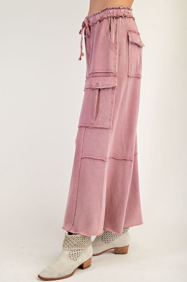 New EASEL Faded Plum Size Large Pants