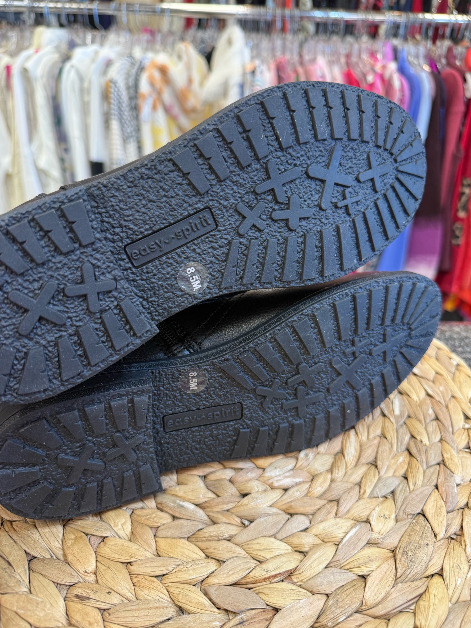 Pre-owned EASY SPIRIT Black Size 8.5 Designer Bootie