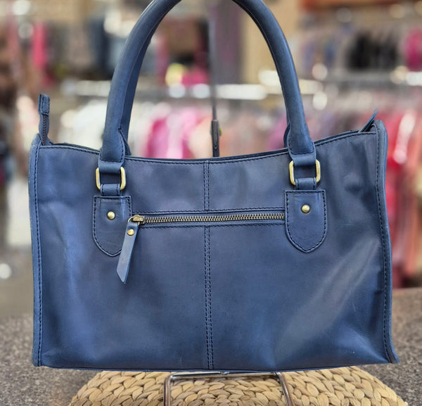 Pre-owned BORN Blue Crossbody Designer Purse