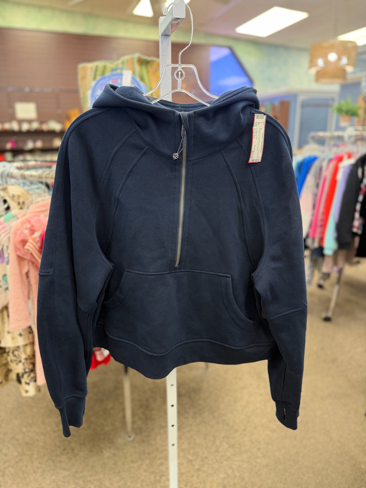 Pre-owned Lululemon Navy Size: M/L Long Sleeve Designer Pullover