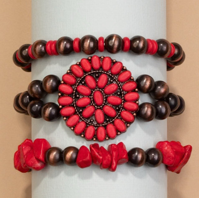 New YF Red Copper Bracelet