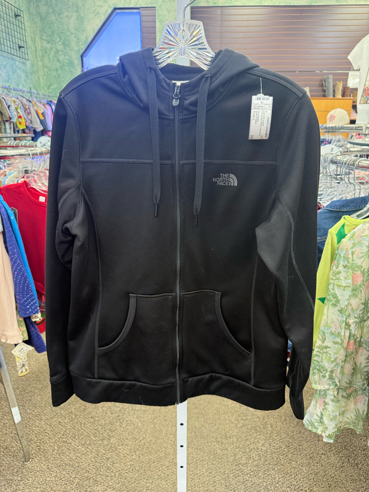 Pre-owned NORTH FACE Black Size: L Long Sleeve Light Wt Jacket