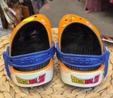 New with Tag CROCS Orange Blue Trim Size 6 Designer Shoe