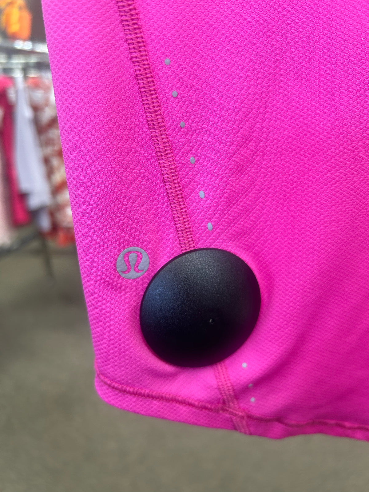Pre-owned Lululemon Hot pink Short Sleeve Size: XS Designer Blouse