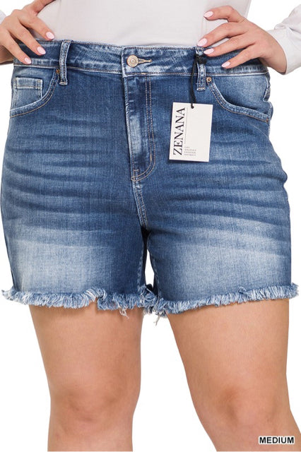 New Zenana BLUE DENIM Size Small Shorts
