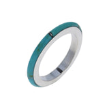 New STERLING SILVER Turquoise Ring Size 5 Ring