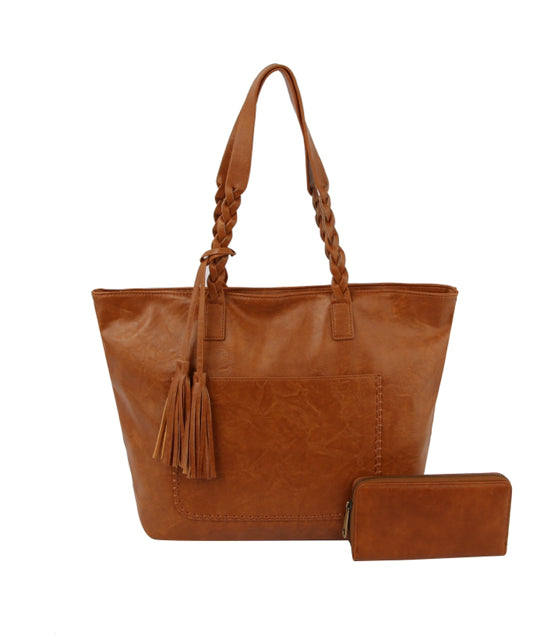 New Brown LARGE Tote Purse